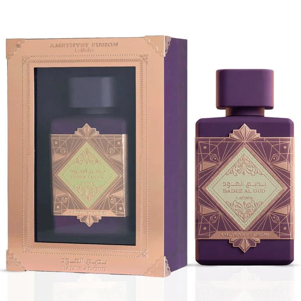 Lattafa Unisex Badee Al Oud Amethyst Fusion EDP Spray 3.4 oz Fragrances