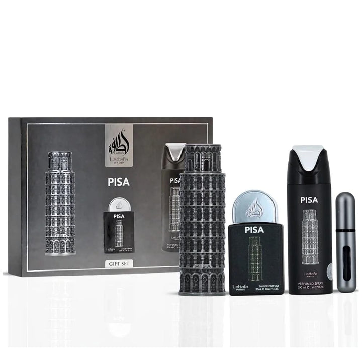 Lattafa Men's Pride Pisa 3pc Gift Set Fragrances