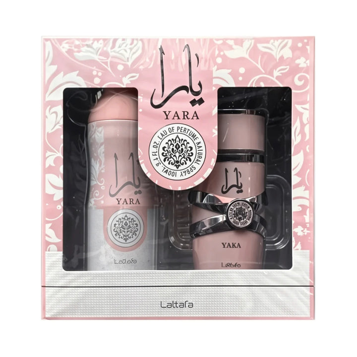 Lattafa Ladies Yara 2pcs EDP Gift Set