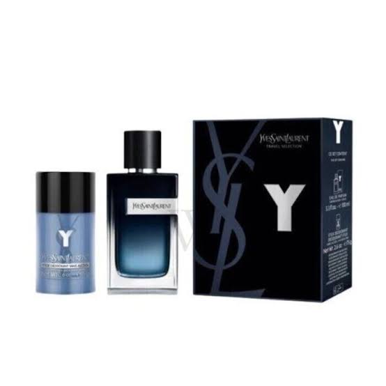 Yves Saint Laurent Men's Y 2pcs EDP Gift Set Fragrances