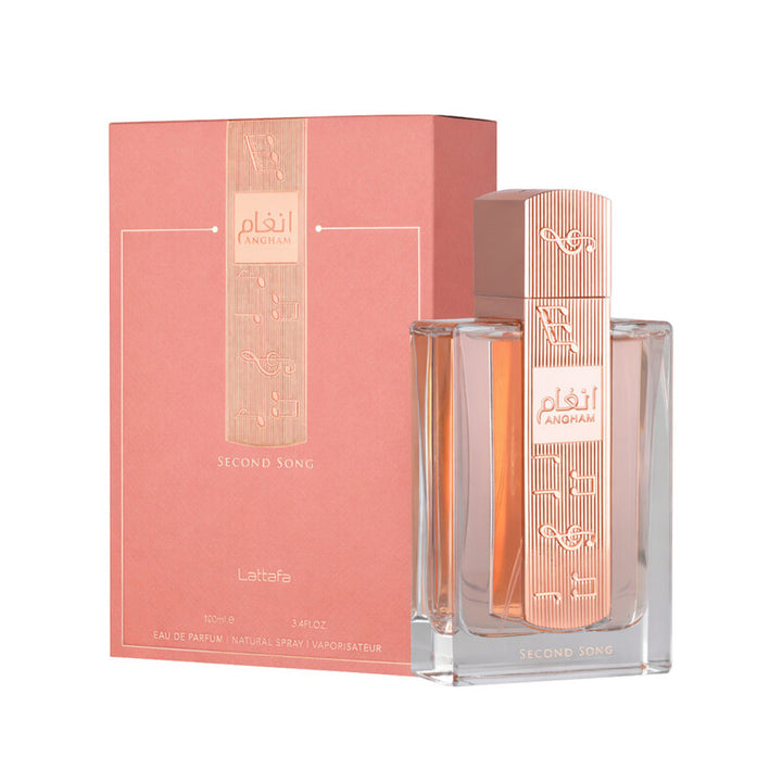 Lattafa Unisex Angham Second Song EDP Spray 3.4 oz Fragrances