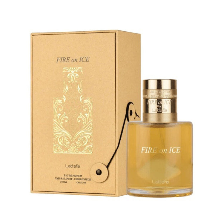Lattafa Unisex Fire On Ice EDP Spray 3.71 oz